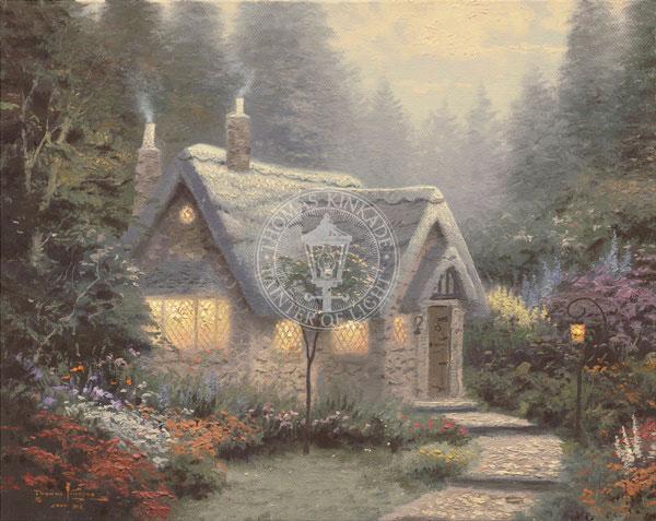 Thomas Kinkade Cedar Nook Cottage